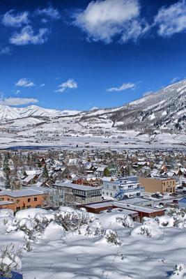 Read Crested Butte Mountain Town in Winter, Colorado: Blank 150 Page Lined Journal for Your Thoughts, Ideas, and Inspiration -  | ePub