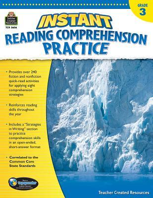 Full Download Instant Reading Comprehension Practice Grade 3 - Teacher Created Resources | ePub