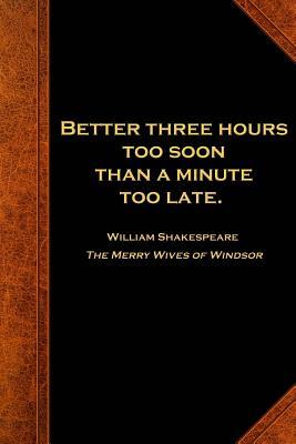 Read Online Shakespeare Quote Journal Better Soon Late: (Notebook, Diary, Blank Book) -  | ePub