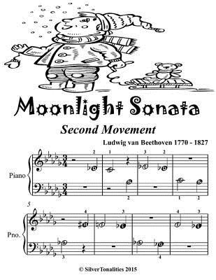 Read Moonlight Sonata Second Movement - Beginner Piano Sheet Music Tadpole Edition - Silver Tonalities | ePub