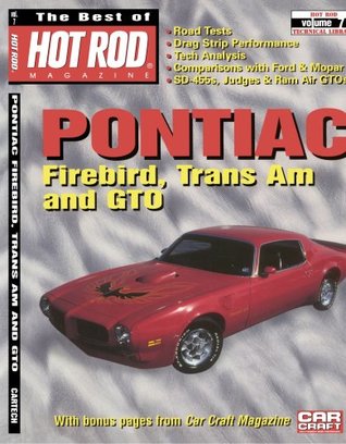 Read Online The Best of Hot Rod Magazine - Volume 7: Pontiac Firebird, Trans Am and GTO - Inc., CarTech, Inc. CarTech file in ePub