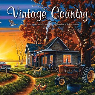 Full Download Vintage Country 2018 12 x 12 Inch Monthly Square Wall Calendar Featuring Artwork by Lynn Garwood by Hopper Studios, Cars and Trucks Art Artist -  file in PDF