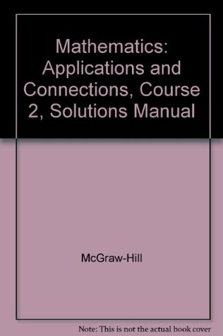 Download Glencoe Mathematics and Applications Solutions Manual Course 2 - GLENCOE MCGRAW HILL | PDF