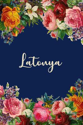 Read Online Latonya: Personalized Name Floral Design Matte Soft Cover Notebook Journal to Write In. 120 Blank Lined Pages -  file in PDF