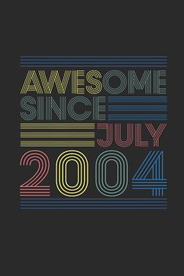 Full Download Awesome Since July 2004: Blank Lined Notebook - Journal for July Birthday Gift Idea - Awesome Publishing file in ePub