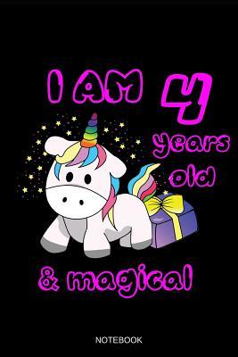 Download I Am 4 Years Old & Magical Notebook: Blank Lined Journal 6x9 - 4th Birthday Unicorn 4 Years Old Girl Cute Anniversary Gift - Books by Suhrhoff | ePub