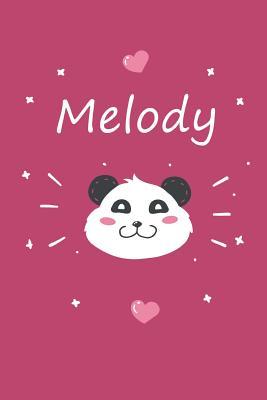 Download Melody: A cute personalized panda notebook/ diary for girls and women, with 100 lined pages in 6x9 inch format. Personal Diary Personalized Journal Customized Journal -  file in ePub