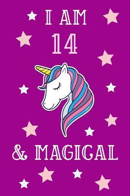 Download I Am 14 And Magical: Unicorn 14th Birthday Journal Present / Gift for Teens Pink Theme (6 x 9 - 110 Blank Lined Pages) - Unicorn Publishing | PDF