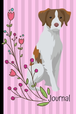 Read Journal: Brittany Spaniel Dog Pink Journal Lined Blank Paper Diary -  file in PDF