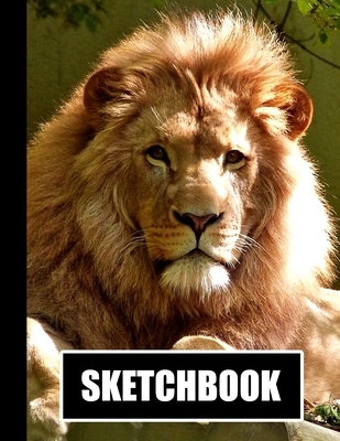 Download Sketchbook: Lion Cover Design White Paper 120 Blank Unlined Pages 8.5 X 11 Matte Finished Soft Cover - Evengo Press file in PDF