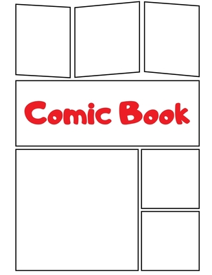 Full Download Comic Book: Art and Drawing Blank Comic Strips, Great Gift for Creative Kids Red - Uncle Amon file in PDF